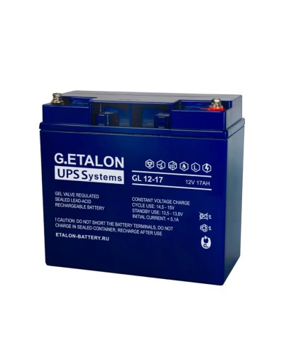 G.ETALON GL 12-17. Аккумулятор герметичный свинцово-кислотный. ETALON в Новошахтинске