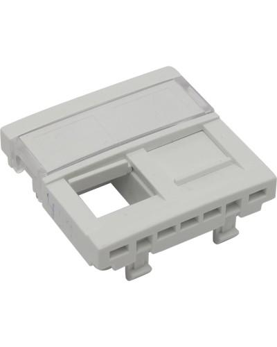 Вставка для 2-х модулей под RJ-45 кат.5e UTP, белая (45971 SBR): Вставка для 2-х модулей в Новошахтинске