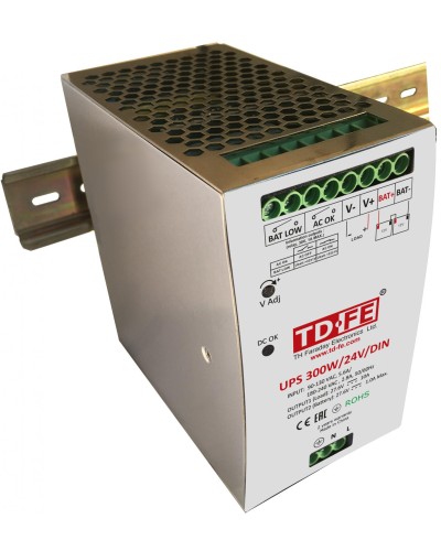 UPS 300W/24V/DIN. Источник вторичного электропитания резервированный. FARADAY в Новошахтинске