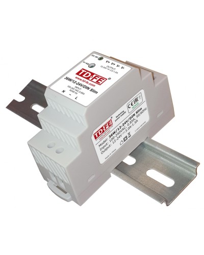 36W/12-24V/DIN Slim. Источник вторичного электропитания. FARADAY в Новошахтинске