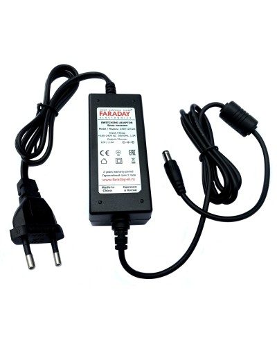 24W/12V/2A. Импульсный блок питания в пластиковом корпусе. FARADAY в Новошахтинске