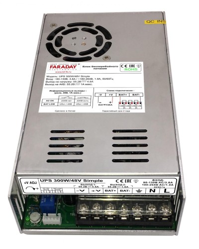 UPS 300W/48V Simple. Блок бесперебойного питания. FARADAY в Новошахтинске