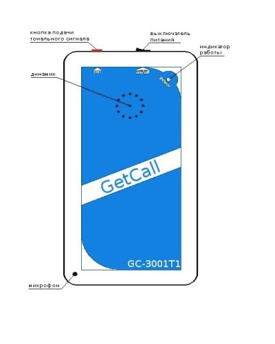 GC-3001T1. Переговорное устройство ремонтной связи. GETCALL в Новошахтинске