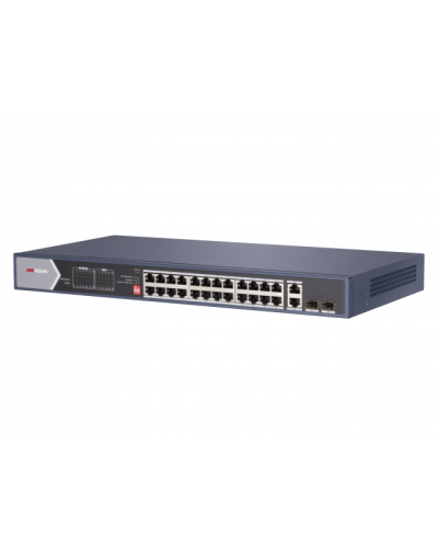 DS-3E0528HP-E. Коммутатор с питанием POE. Hikvision в Новошахтинске