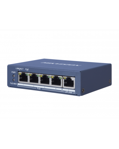 DS-3E0505P-E/M. Коммутатор с питанием POE. Hikvision в Новошахтинске