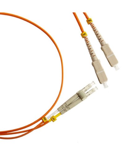 FC-D2-50-LC/PR-SC/PR-H-2M-LSZH-OR. Патч-корд волоконно-оптический LC-SC. Hyperline в Новошахтинске