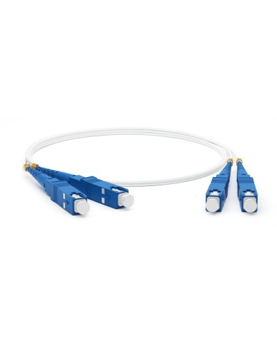 FC-D2-9A1-SC/UR-SC/UR-H-1M-LSZH-WH. Патч-корд волоконно-оптический SC-SC. Hyperline в Новошахтинске