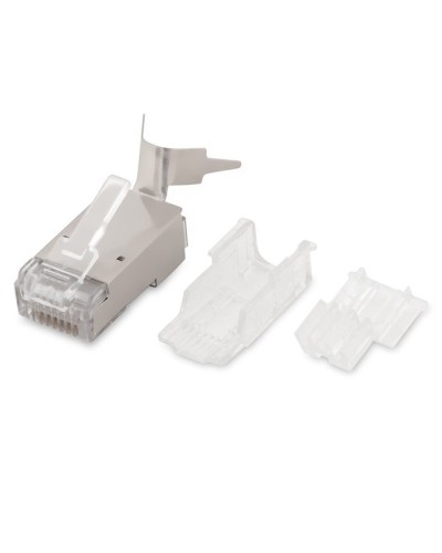 PLUG-8P8C-UV-C6A-SH-50 (50 шт). Разъем RJ-45. Hyperline в Новошахтинске