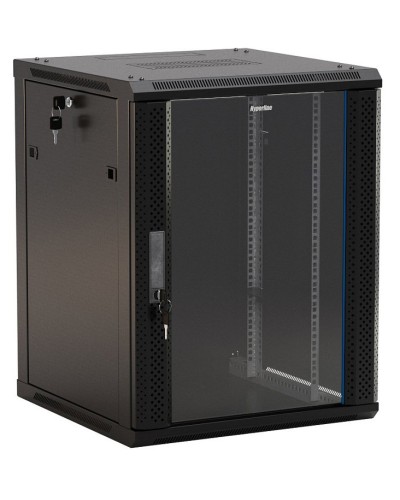 TWB-FC-1866-GP-RAL9004. Шкаф телекоммуникационный 19 настенный 18U. Hyperline в Новошахтинске
