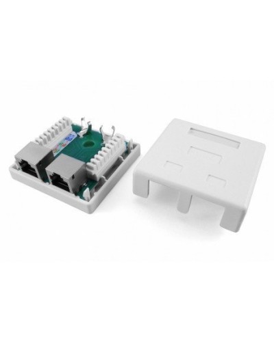 SB1-2-8P8C-C5e-SH-WH. Розетка RJ-45. Hyperline в Новошахтинске