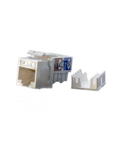 KJ9-8P8C-C6-90-WH. Вставка Keystone Jack RJ-45. Hyperline в Новошахтинске