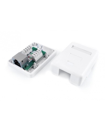 SB1-1-8P8C-C6-SH-WH. Розетка RJ-45. Hyperline в Новошахтинске