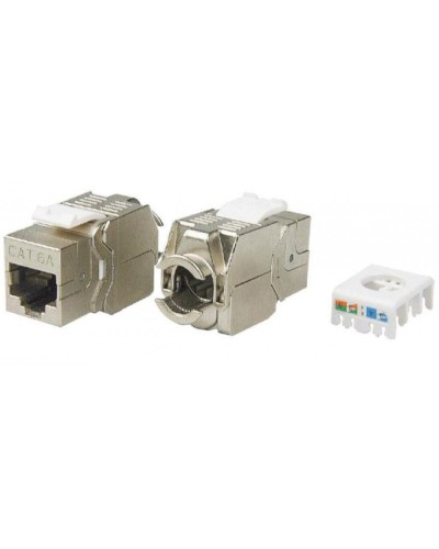 KJ8-8P8C-C6A-180-TLS-SH-F-WH. Вставка Keystone Jack RJ-45. Hyperline в Новошахтинске
