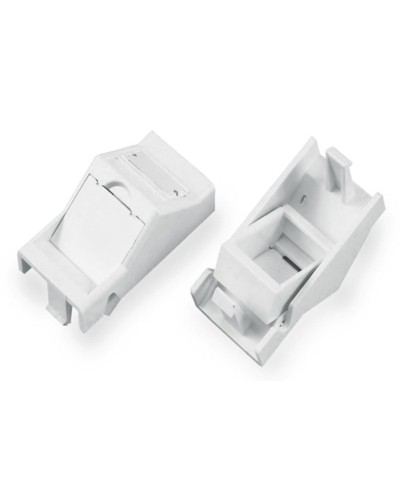 SIP2A-1K-M45-22.5. Вставка угловая 45x22.5 (аналог Mosaic) для 1 модуля формата Keystone Jack. Hyperline в Новошахтинске