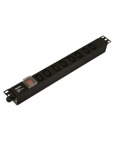 SHE19-8IEC-S-CB. Блок розеток 19. Hyperline в Новошахтинске