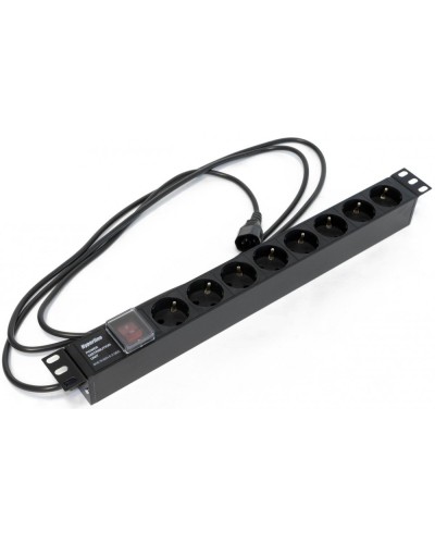SHE19-8SH-S-2.5IEC. Блок розеток 19. Hyperline в Новошахтинске