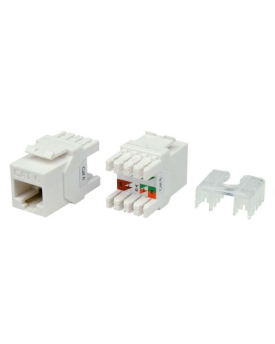 KJ8-8P8C-C6-180-WH. Вставка Keystone Jack RJ-45. Hyperline в Новошахтинске