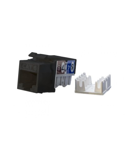 KJ9-8P8C-C6-90-BK. Вставка Keystone Jack RJ-45. Hyperline в Новошахтинске