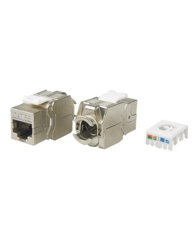 KJ8-8P8C-C5e-180-TLS-SH-F-WH. Вставка Keystone Jack RJ-45. Hyperline в Новошахтинске