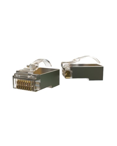 PLEZ-8P8C-UA-C5-SH-100 (100 шт). Разъем RJ-45. Hyperline в Новошахтинске