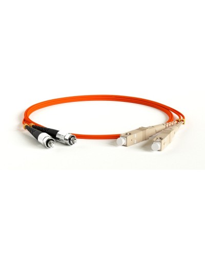 FC-D2-50-FC/PR-SC/PR-H-1M-LSZH-OR. Патч-корд волоконно-оптический SC-FC. Hyperline в Новошахтинске
