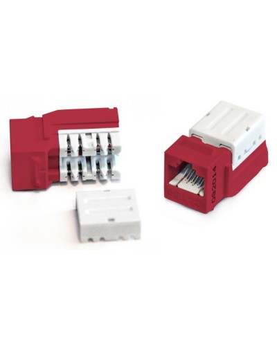 KJNE-8P8C-C5e-90-RD. Вставка Keystone Jack RJ-45. Hyperline в Новошахтинске