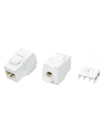 KJ8-8P8C-C6A-180-TLS-WH. Вставка Keystone Jack RJ-45. Hyperline в Новошахтинске
