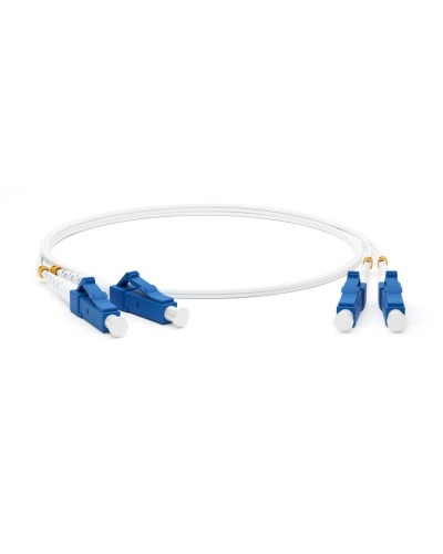 FC-D2-9A1-LC/UR-LC/UR-H-2M-LSZH-WH. Патч-корд волоконно-оптический одномодовый. Hyperline в Новошахтинске