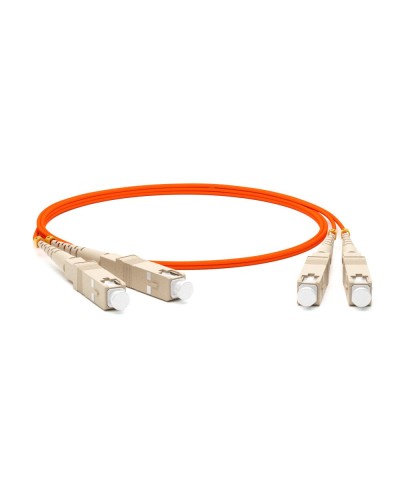 FC-D2-50-SC/PR-SC/PR-H-2M-LSZH-OR. Патч-корд волоконно-оптический SC-SC. Hyperline в Новошахтинске
