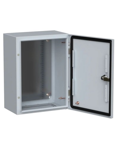 ЩМП-40.30.20 УХЛ1 IP66 400x300x200 TITAN 5 (TI5-10-N-040-030-020-66). Шкаф металлический с монтажной платой. IEK в Новошахтинске