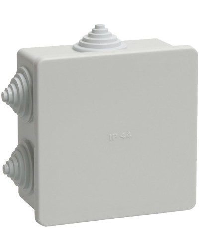 Коробка распаячная КМ41235 85х85х40 открытой проводки IP44 6 гермовводов серая (UKO11-085-085-040-K41-44). Коробка распаячная безгалогенная (HF). IEK в Новошахтинске