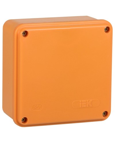 Коробка распаячная огнестойкая ПС 100х100х50 6P 6мм² IP44 гладкие стенки (UKF20-100-100-050-6-6-09). Коробка распаячная огнестойкая безгалогенная (HF). IEK в Новошахтинске