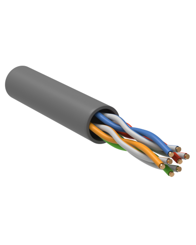 GENERICA U/UTP кат. 5E 100МГц 4 пары PVC INDOOR серый (BC1-C5E04-111-305-G). Кабель «витая пара» (LAN) для структурированных систем связи. IEK в Новошахтинске