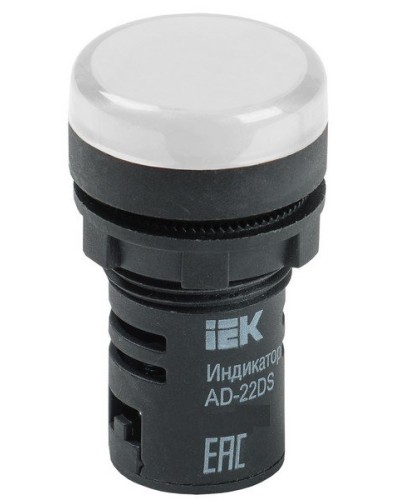 Лампа AD22DS (LED) матрица D22 мм 230В белый (BLS10-ADDS-230-K01). Светосигнальный индикатор. IEK в Новошахтинске