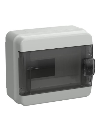 Корпус пластиковый КМПн-8 IP65 TEKFOR (TF5-KP72-N-08-65-K03-K02). Корпус модульный пластиковый черная прозрачная дверь. IEK в Новошахтинске