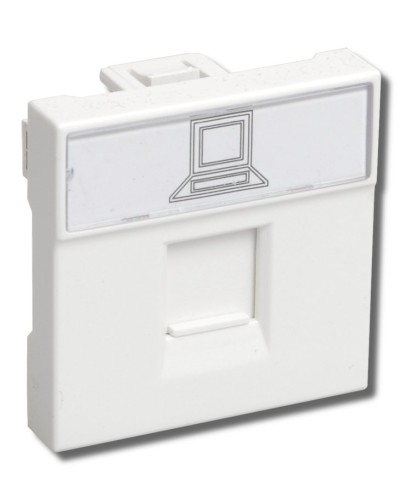 РКИ-20-00-П RJ-45 UTP белая (CKK-40D-RI2-K01). Розетка информационная 2 модуля ПРАЙМЕР. IEK в Новошахтинске