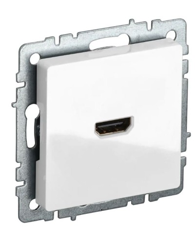 Розетка HDMI РHDMI-0-БрБ белая BRITE (BR-H10-K01). Розетка HDMI. IEK в Новошахтинске