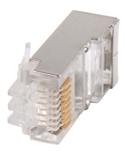 GENERICA Разъём RJ-45 FTP для кабеля кат. 5Е (20 шт) (CS3-1C5EF-G). Разъем RJ-45. IEK в Новошахтинске