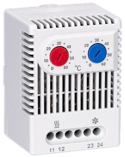 Термостат двухканальный от 0 до +60°C NO+NC (YCE-DTNO-NC-60). Термостат двухканальный. IEK в Новошахтинске