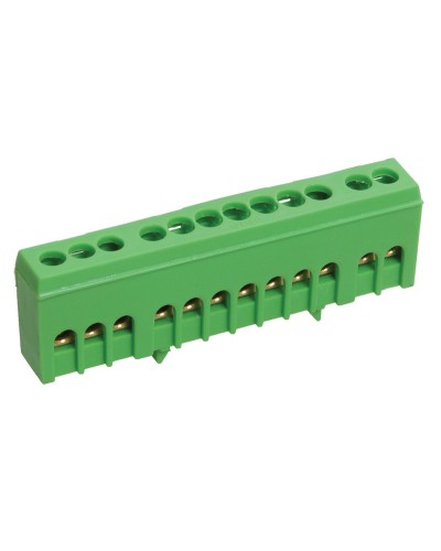Шина PE земля ШНИ-6х9-10-К-З (YNN10-69-10KD-K06). Шина в корпусном изоляторе на DIN-рейку. IEK в Новошахтинске