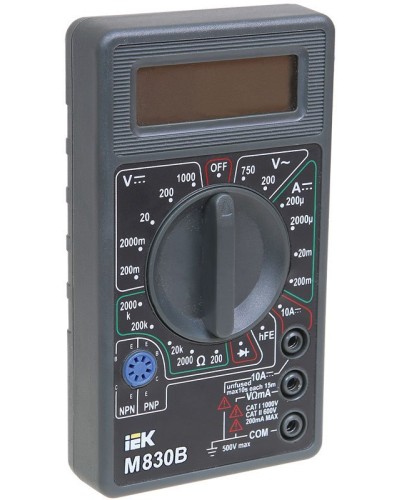 Мультиметр цифровой Universal M830B (TMD-2B-830). Мультиметр цифровой. IEK в Новошахтинске