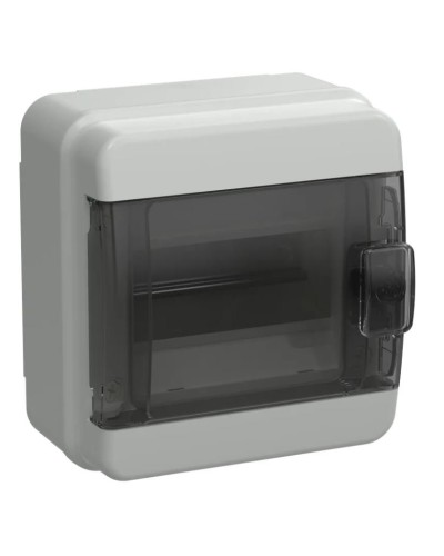 Корпус пластиковый КМПн-6 IP65 TEKFOR (TF5-KP72-N-06-65-K03-K02). Корпус модульный пластиковый черная прозрачная дверь. IEK в Новошахтинске