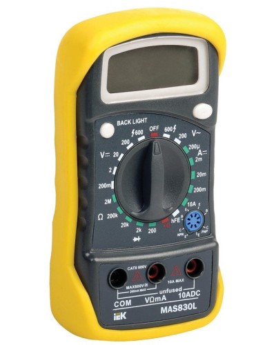 Мультиметр цифровой Master MAS830L (TMD-3L-830). Мультиметр цифровой. IEK в Новошахтинске