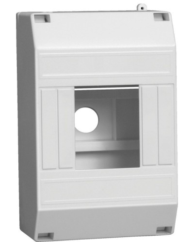 Корпус пластиковый КМПн 1/4 IP20 белый (MKP31-N-04-30-135). Щиток модульный без дверцы, настенный. IEK в Новошахтинске