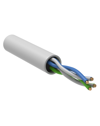 GENERICA U/UTP кат. 5E 24AWG 2 пары LSZH INDOOR белый (BC1-C5E02-128-305-G). Кабель «витая пара» (LAN) для структурированных систем связи. IEK в Новошахтинске