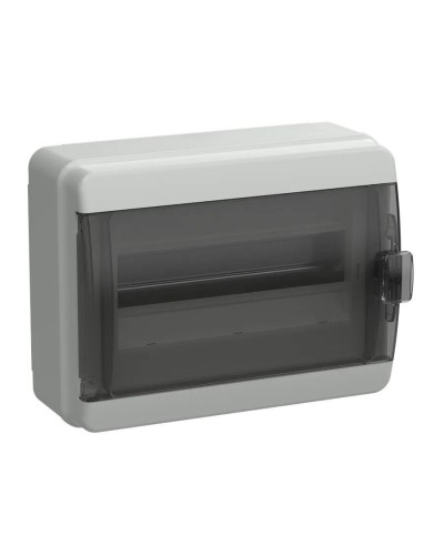 Корпус пластиковый КМПн-12 IP65 TEKFOR (TF5-KP72-N-12-65-K03-K02). Корпус модульный пластиковый черная прозрачная дверь. IEK в Новошахтинске