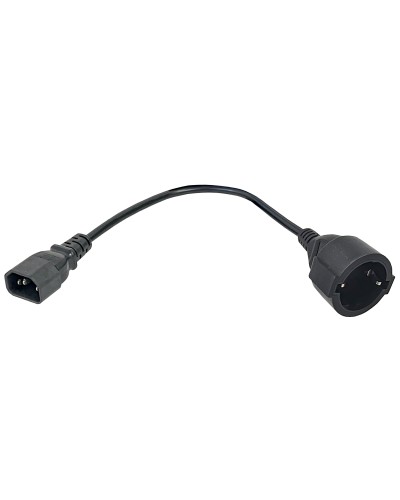 PC-C14D-10CM. Адаптер C14-Schuko. ITK в Новошахтинске