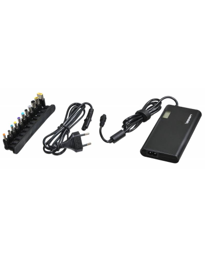Блок питания Ippon SD90U автоматический 90W 15V-19.5V 11-connectors 4.5A 1xUSB 2.1A, LCD индикатор (705053). Блок питания. Ippon в Новошахтинске