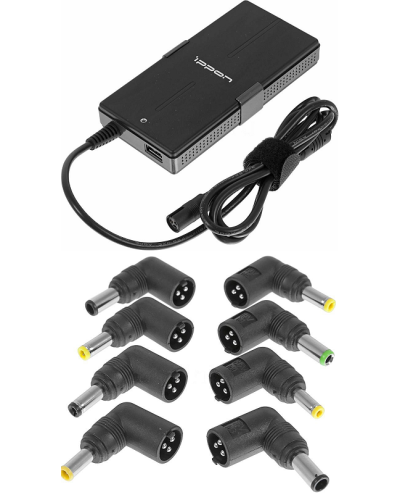 Блок питания Ippon S65U автоматический 65W 15V-19.5V 11-connectors 3.5A 1xUSB 2.1A, LED индикатор (651781). Блок питания. Ippon в Новошахтинске