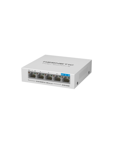 Keenetic KN-4610 (L2) 5х1Гбит/с 4PoE+ 60W. Коммутатор с PoE. KEENETIC в Новошахтинске